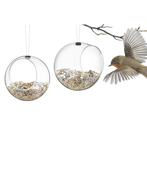 Set de 2 Mini Bird Feeders