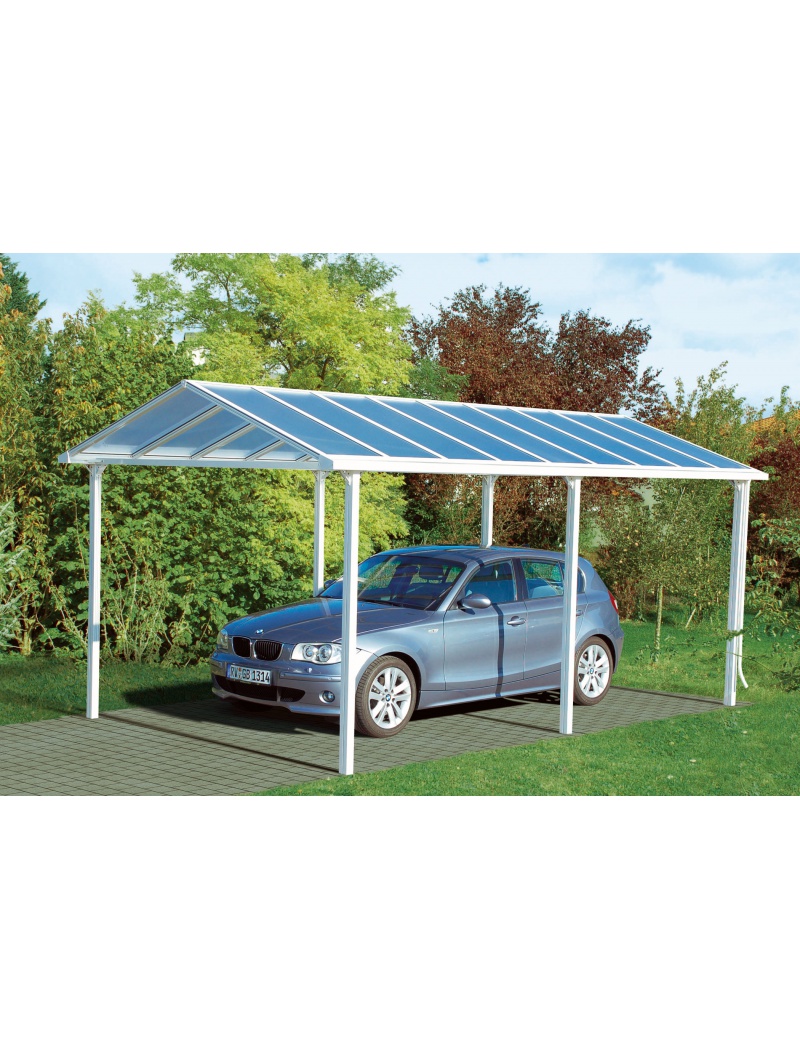 Ideanature Carport platinium finition alu