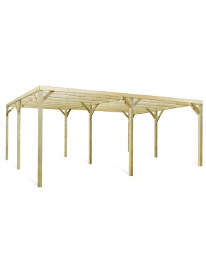 Carport en bois Monza Due 2 voitures
