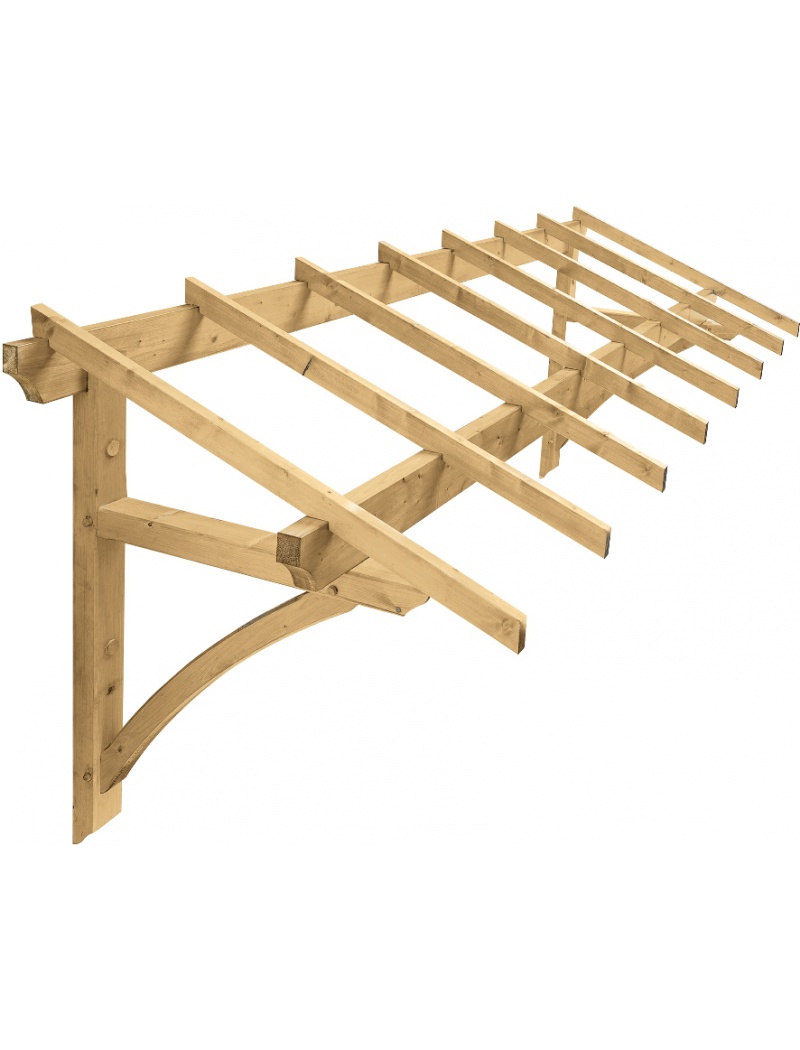 Auvent de garage en bois Firenze