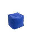 Pouf Cube repose-pieds Bleu