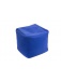 Pouf Cube Bleu