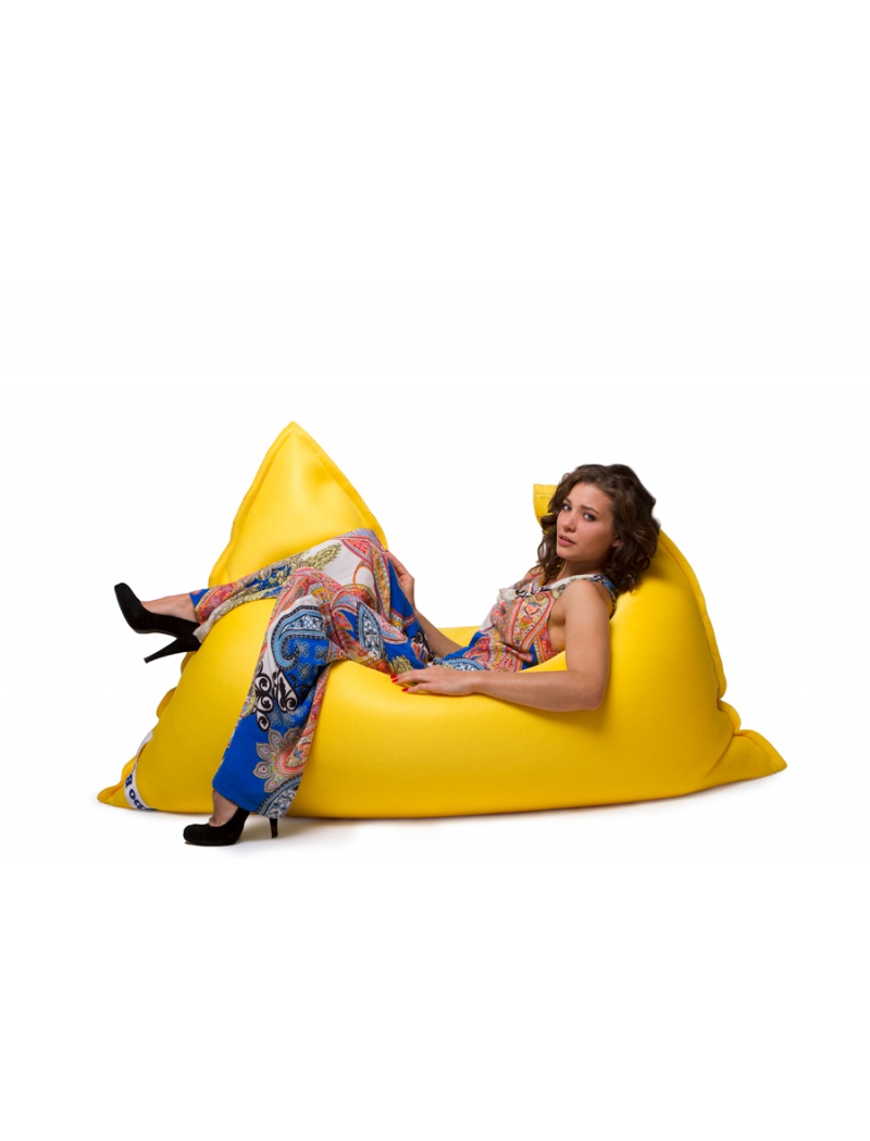 Jumbo bag Pouf flottant Jaune Swimming Bag