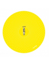 Rond mural Jaune Citron