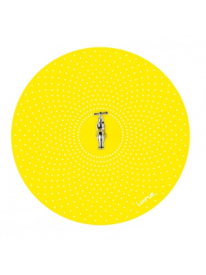 Rond mural Jaune Citron