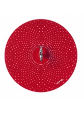 Rond mural Rouge