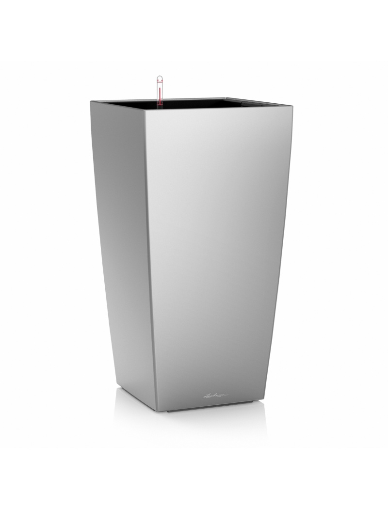 Lechuza Pot Cubico premium Argent