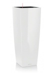 Pot Cubico Alto 40 Blanc brillant