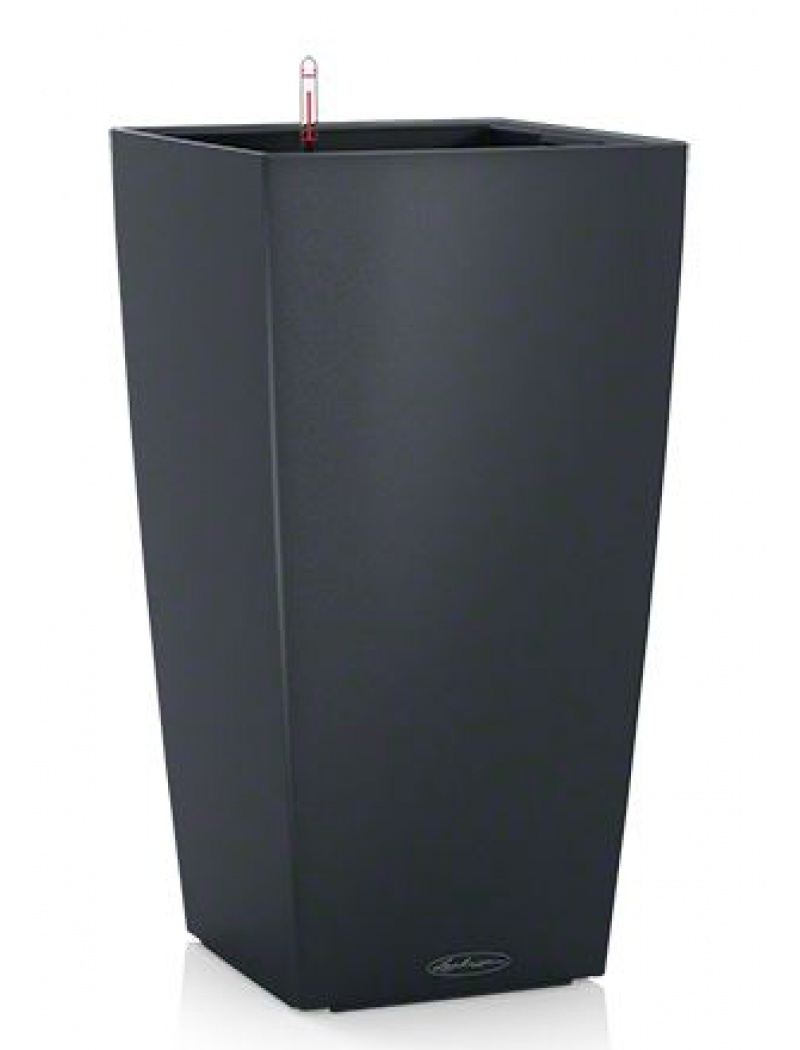 Lechuza Pot Cubico Color Gris ardoise L.22xl.22xH.41cm