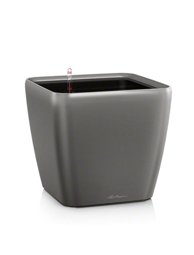 Lechuza Pot QUADRO LS premium Anthracite kit complet Ø 21 / 20 cm