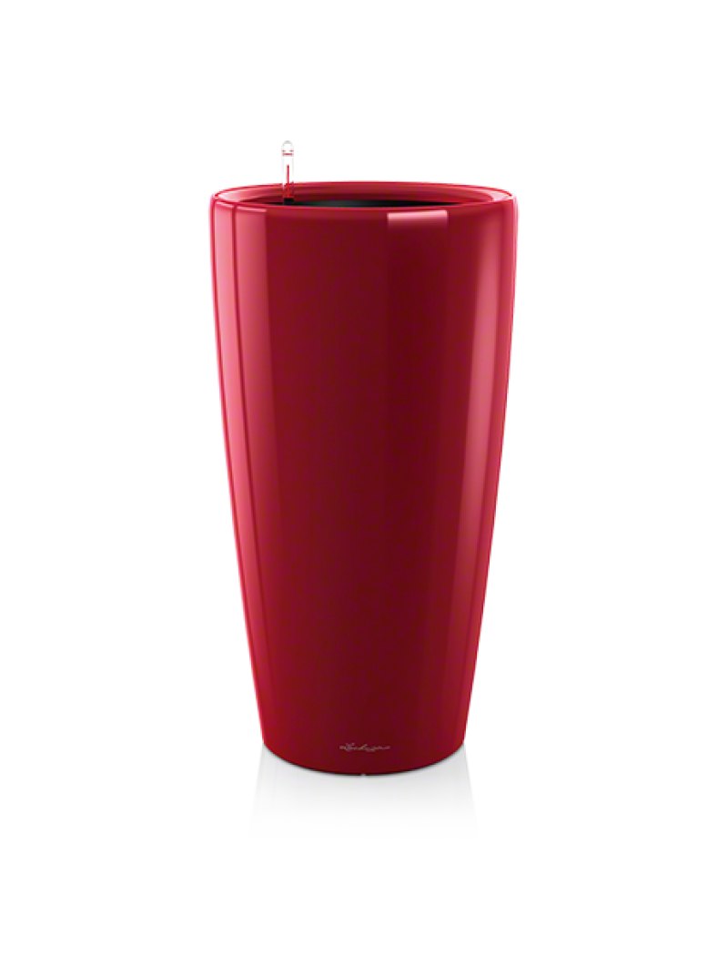 Lechuza Pot Rondo Rouge brillant kit complet Ø 40 x H. 75 cm