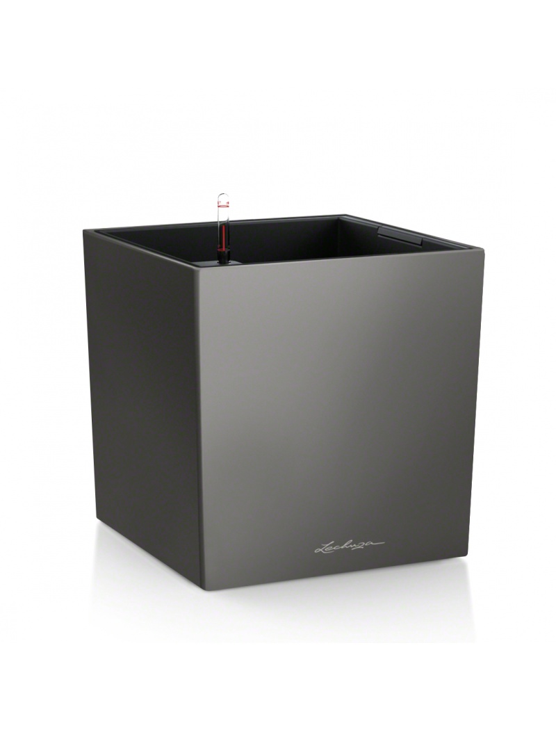 Lechuza Pot Cube Premium Anthracite