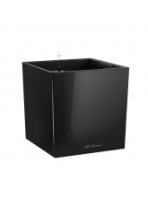 Pot Cube Premium Noir brillant