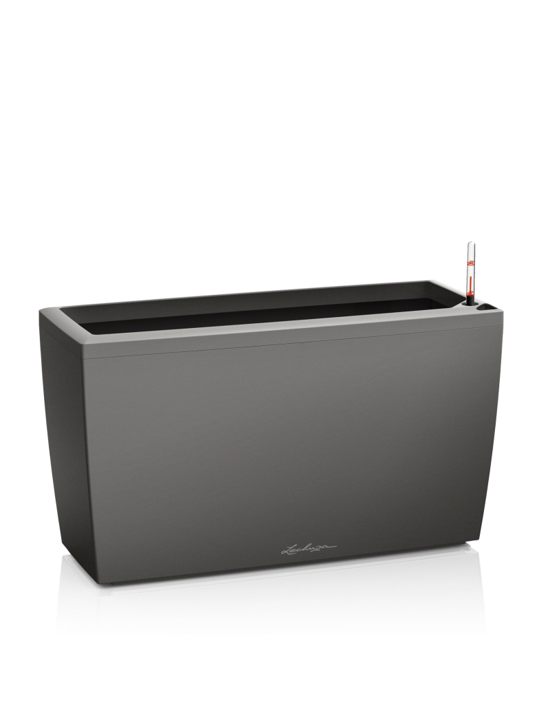Lechuza Pot Cararo anthracite avec set d'arrosage