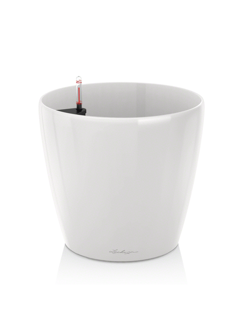 Lechuza Grand pot Classico premium Blanc brillant Ø 70 / 64 cm