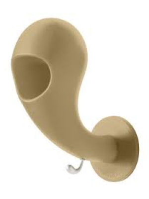Patère Crazy Head Marron