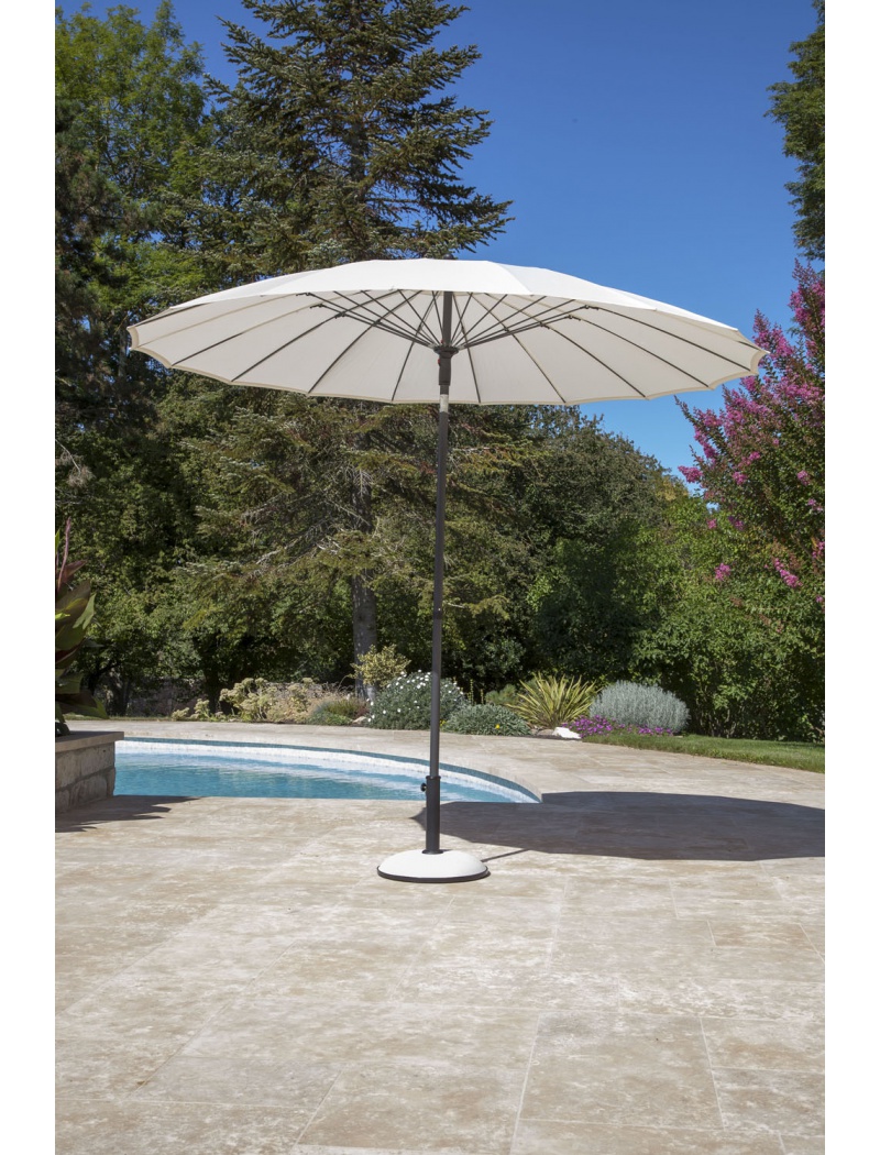 Proloisirs Parasol alu rond 270 Pagoda écru