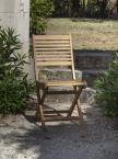 Chaise de jardin Saturne en eucalyptus