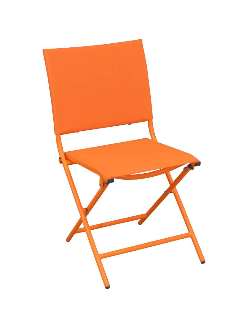 Proloisirs Chaise Globe pliante Orange Vendu(e)s par 2