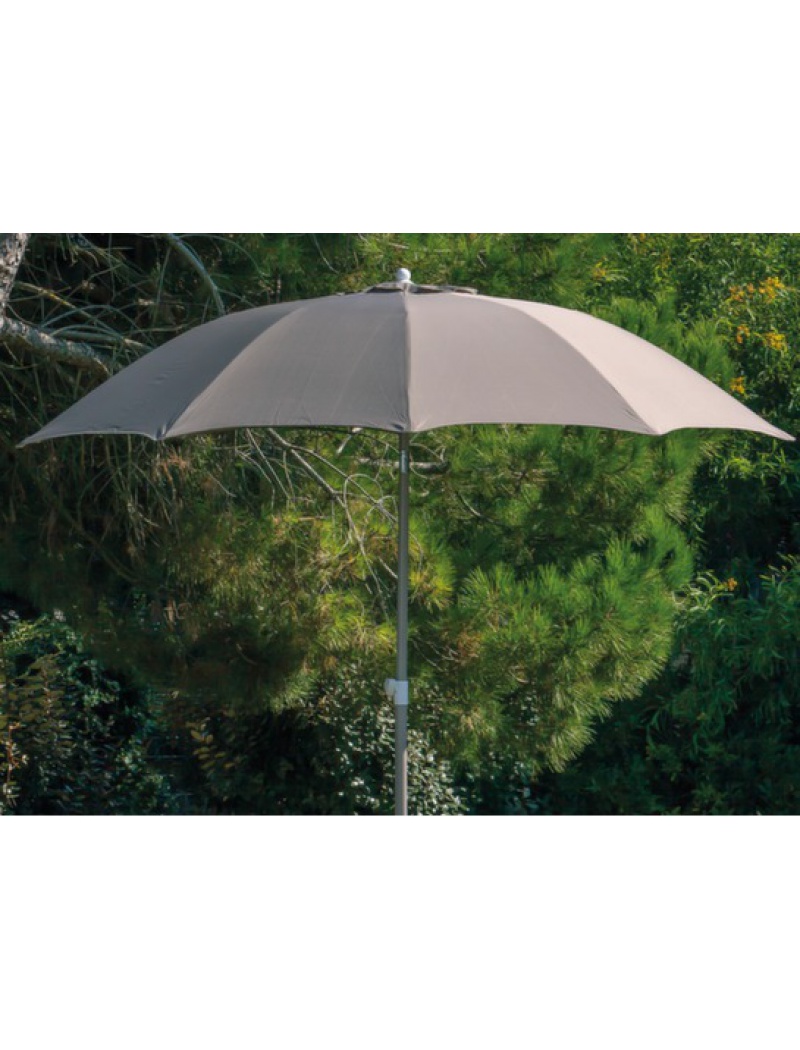 Proloisirs Parasol fibre de verre 270 Taupe