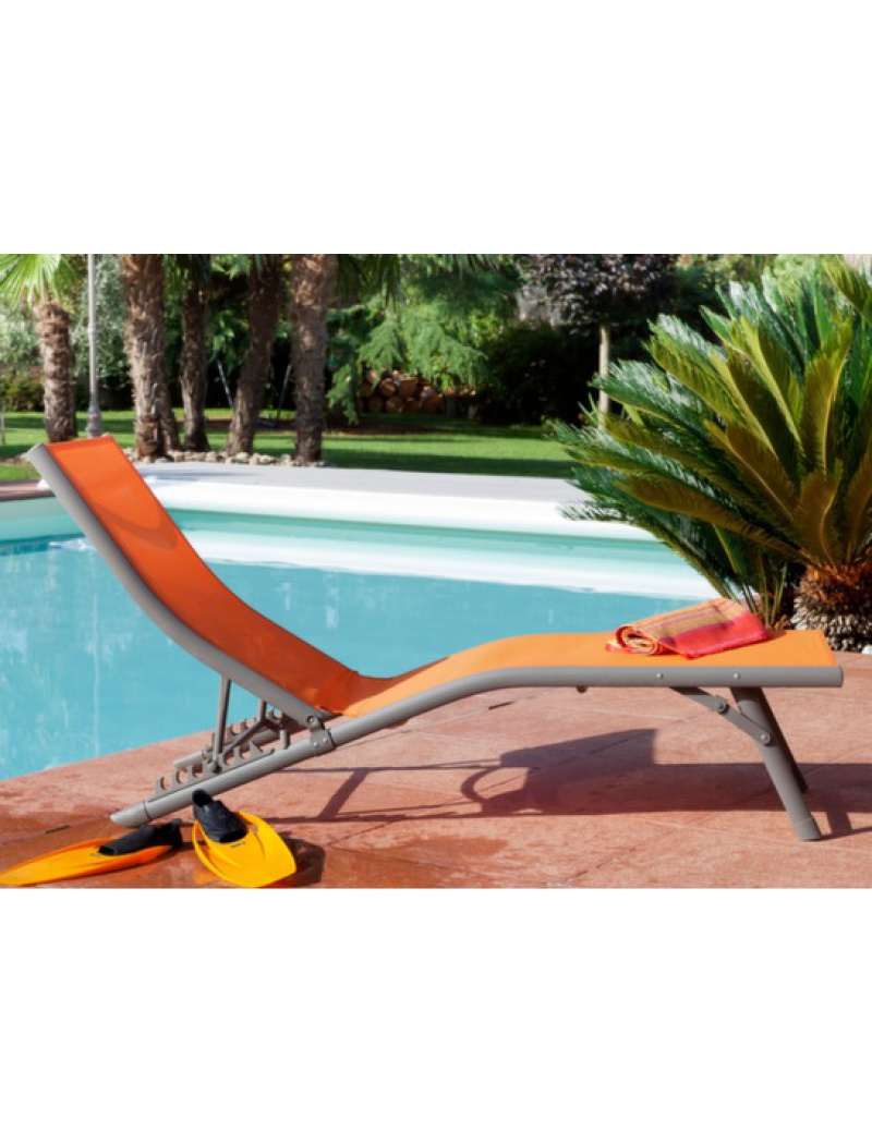 Proloisirs Bain de soleil Fuji Taupe/Orange