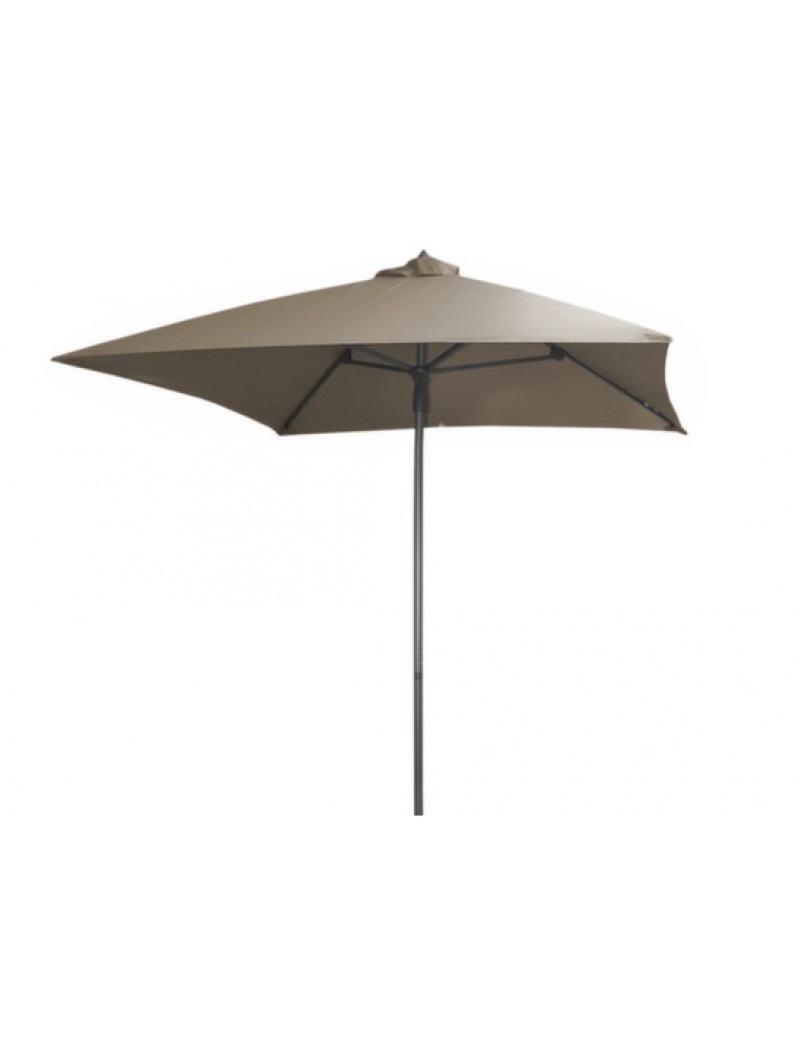 Parasol alu 2x2 Taupe