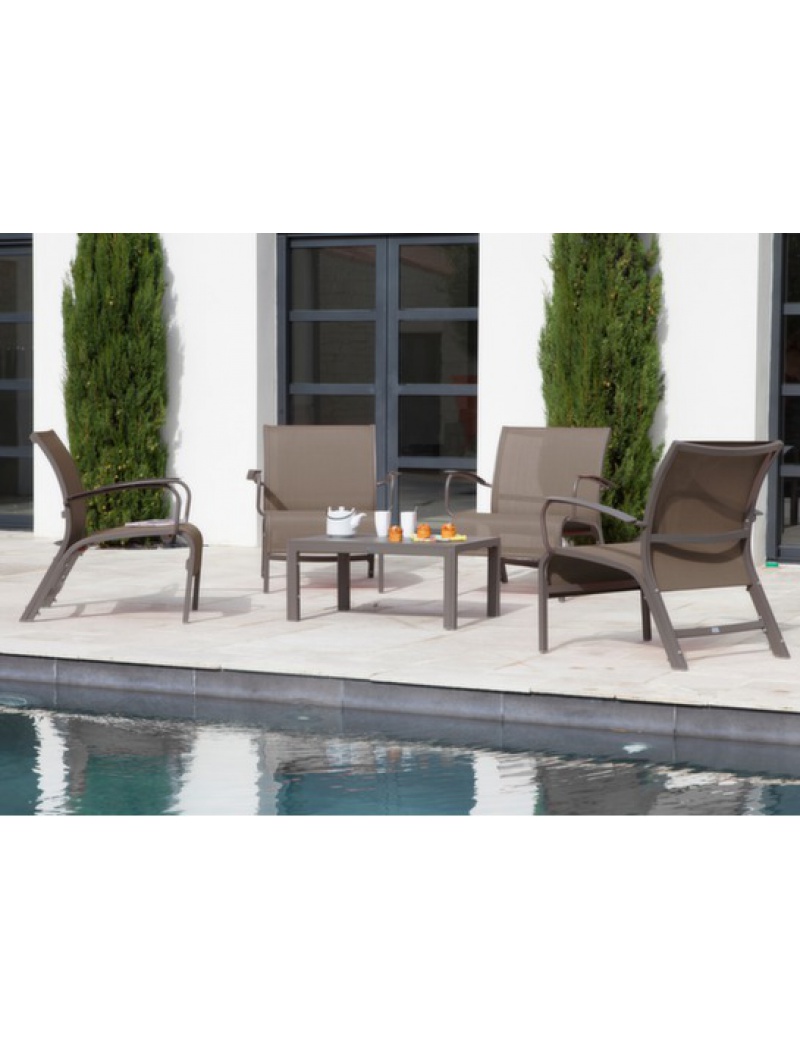 Proloisirs Salon de jardin Lounge Linea Café