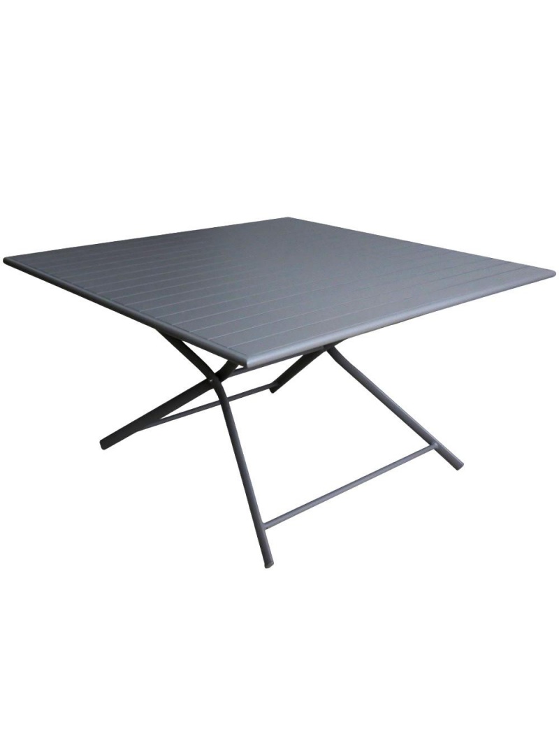 Proloisirs Gueridon Globe carré 130 Gris