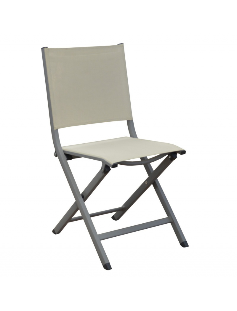 Proloisirs Chaise pliante Thema Taupe / Beige