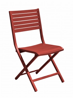 Chaise pliante Lucca Rouge