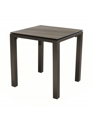 Table Stoneo 90 plateau TRESPA® Café Cedar