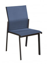 Chaise Delia Graphite / Bleu