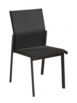 Chaise Delia Graphite / Noir