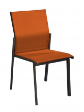Chaise Delia Graphite / Paprika