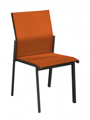 Chaise Delia Graphite / Paprika