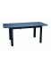 Photo 2 Table de jardin Eos 130/180 Bleu avec allonge