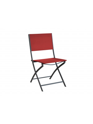 Dream Chaise Pliante Graphite/Rouge