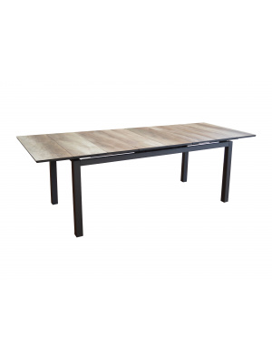 Table Tahaa 180/240 - graphite/wood