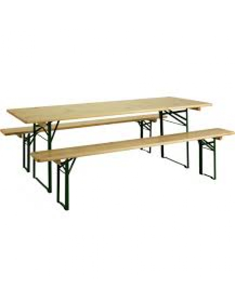 Banc bois pliant 160 cm et 220 cm 