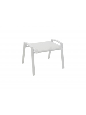 Tabouret Elegance Alu/TPEP - Blanc