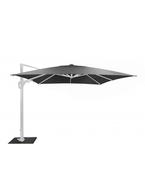 PARASOL DEPORTE ELIOS 3x3/8 ORIENTABLE ALU/SUNBRELLA - BLANC/GRAPHITE 119