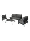 Ensemble détente Lava + Coussins Sunbrella - Graphite