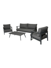 Ensemble détente Lava + Coussins Sunbrella - Graphite