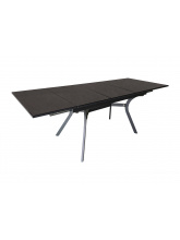 Table Sibille 130/170/210X80 ALU/HPL - Graphite/Matte Rock Slate