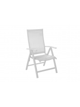 Fauteuil Elegance Multipo Alu/TPEP - Blanc