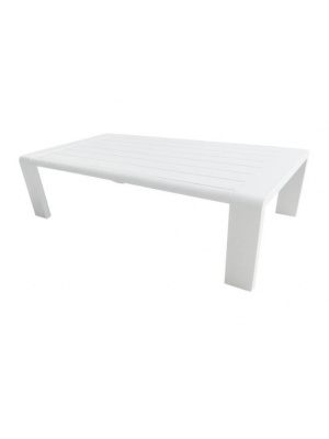 Table basse fixe Cordouan ALU - Blanc