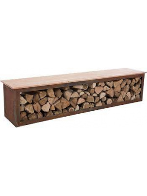 RedFire Handmade Wood Storage Bench Tyr 120 cm