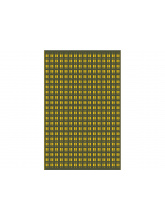 TAPIS 240X150 - MOUTARDE/GRAPHITE