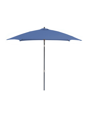 Parasol droit fibre de verre 2x2 inclinable Grey/Bleu