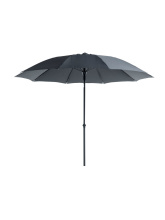 Parasol droit fibre de verre 270 inclinable Gris